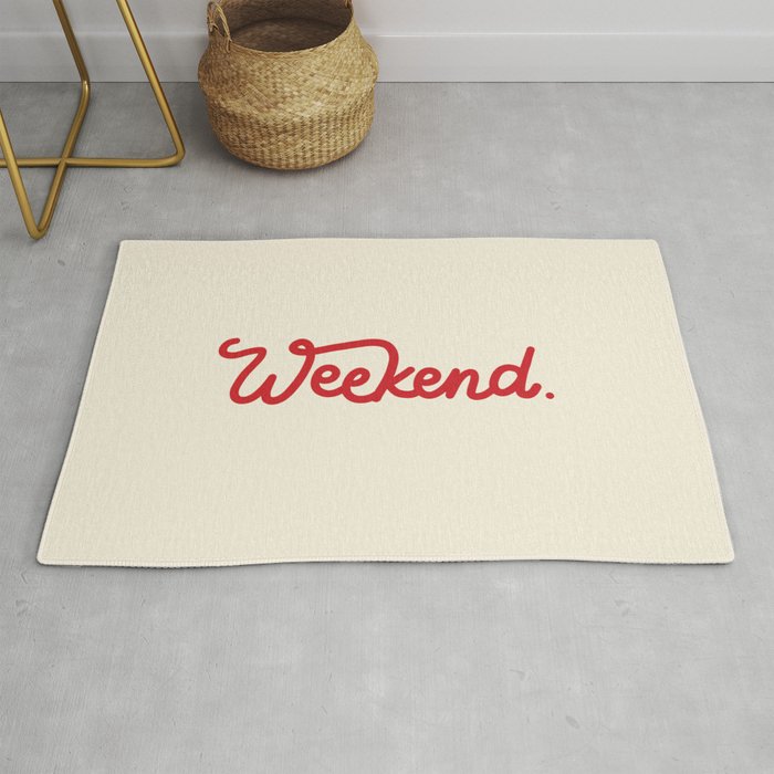 weekend in red Rug Gallery Image 1