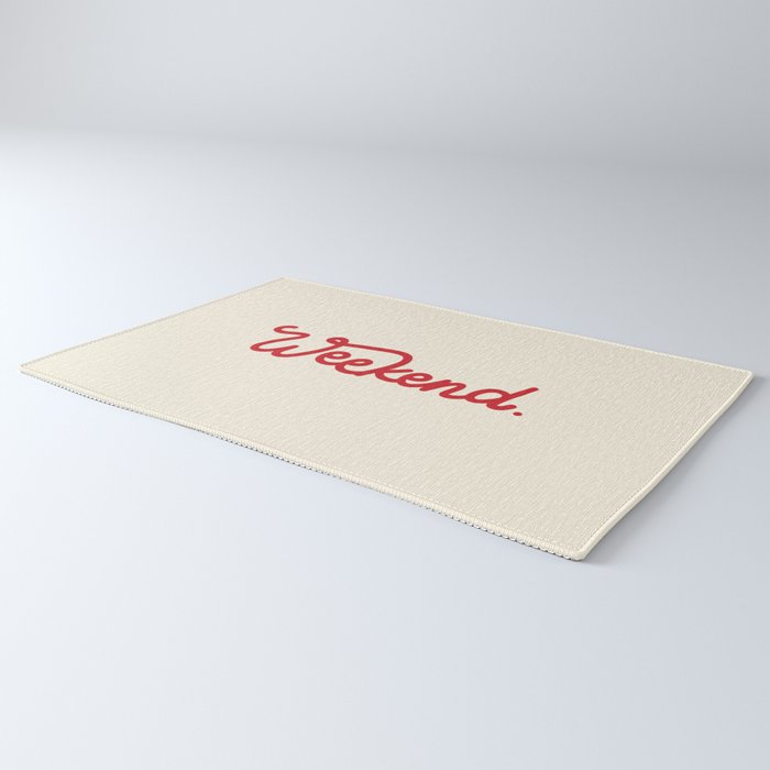 weekend in red Rug Gallery Image 3