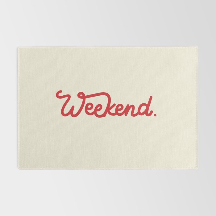 weekend in red Rug Gallery Image 2