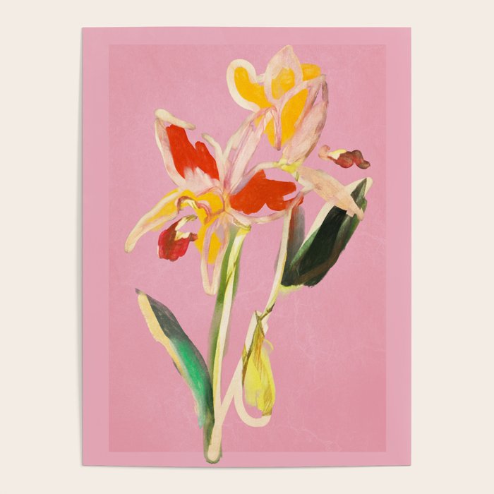 Abstract Minimal Flowers 11 Poster Gallery Image 1