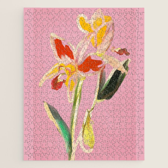 Abstract Minimal Flowers 11 Jigsaw Puzzle Gallery Image 1
