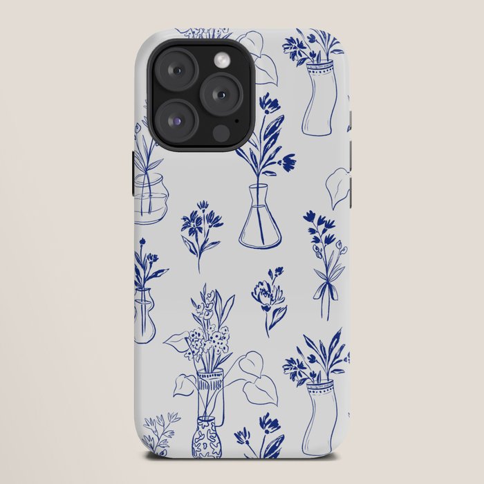 Simple Still Life with Flowers and Vases iPhone Case Gallery Image 12