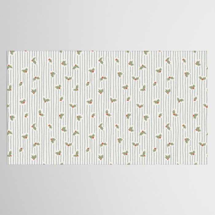 Holly Stripe Tablecloth Gallery Image 2