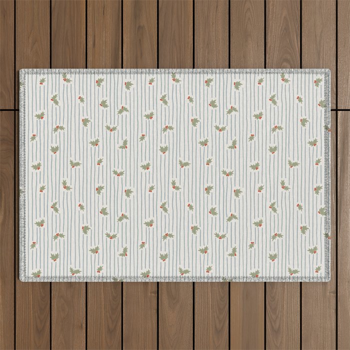 Holly Stripe Outdoor Rug Gallery Image 1