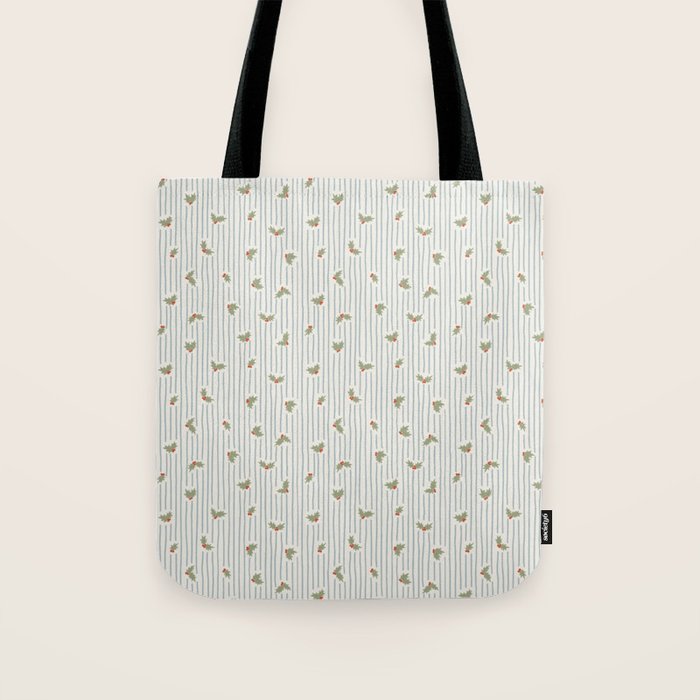Holly Stripe Tote Bag Gallery Image 1