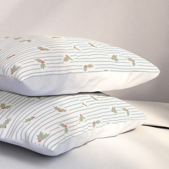 Holly Stripe Pillow Sham Gallery Image 3