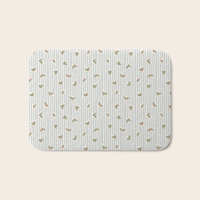 Holly Stripe Bath Mat Gallery Image 1