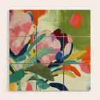 floral blossom Wood Wall Art Gallery Image 1
