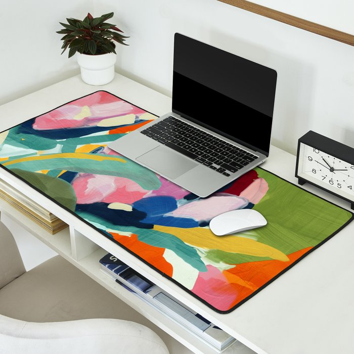 floral blossom Desk Mat Gallery Image 2
