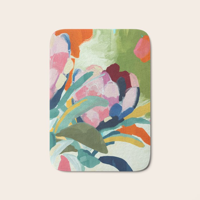 floral blossom Bath Mat Gallery Image 1