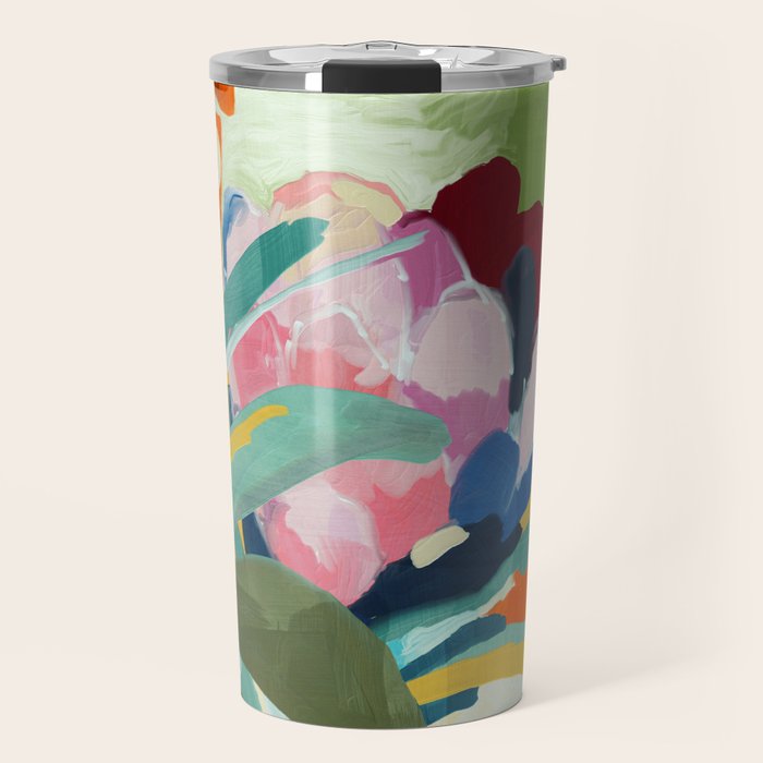 floral blossom Travel Mug Gallery Image 1