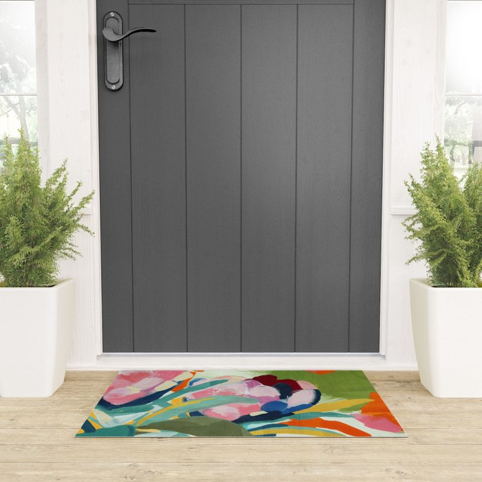 floral blossom Welcome Mat Gallery Image 3