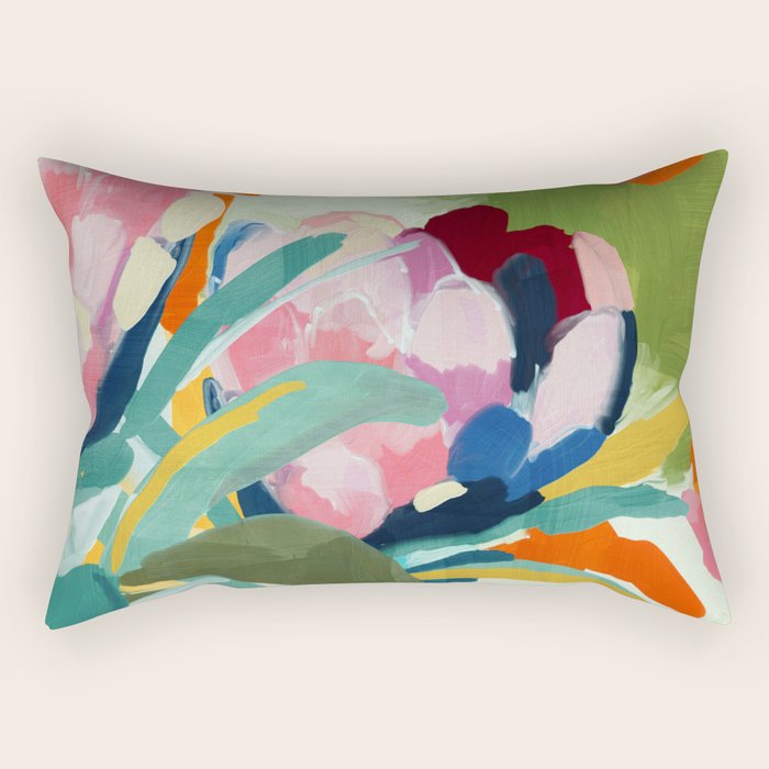 floral blossom Rectangular Pillow Gallery Image 1
