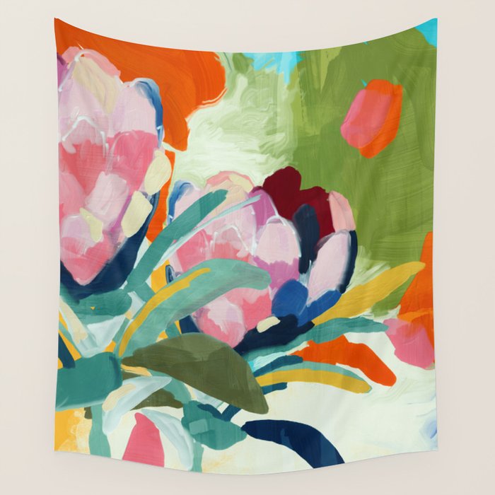 floral blossom Wall Tapestry Gallery Image 4