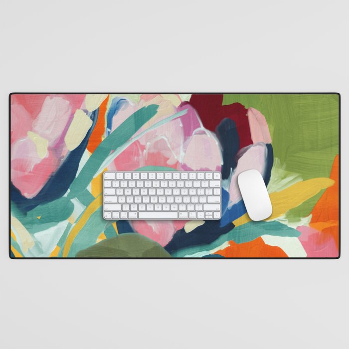 floral blossom Desk Mat Gallery Image 1