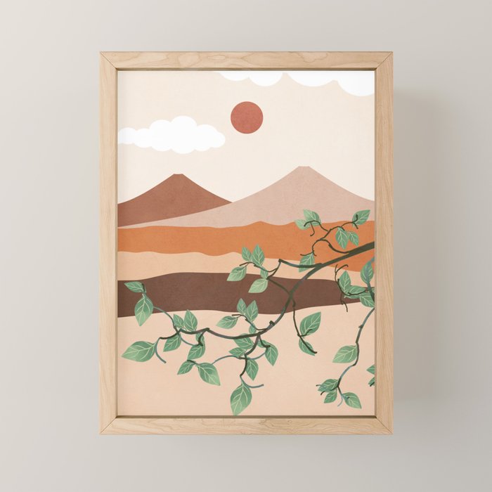 Breeze over the landscape 01 Mini Art Print Gallery Image 1