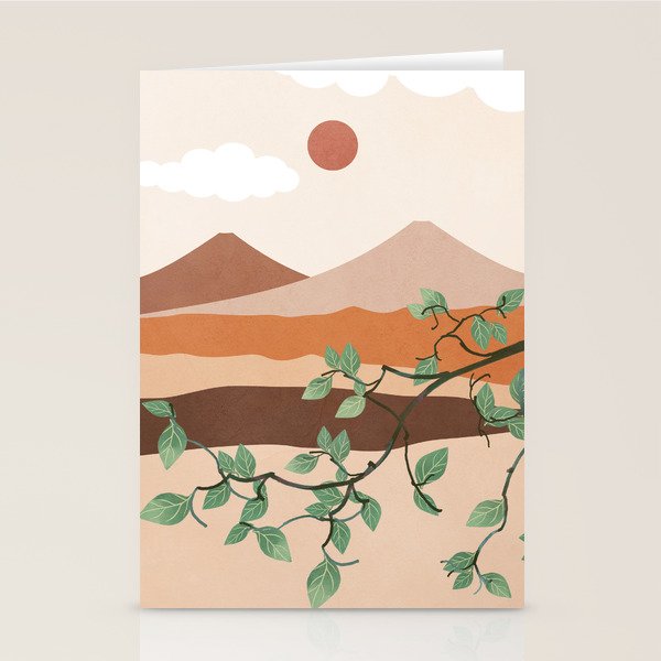 Breeze over the landscape 01 Stationery Card Gallery Image 2
