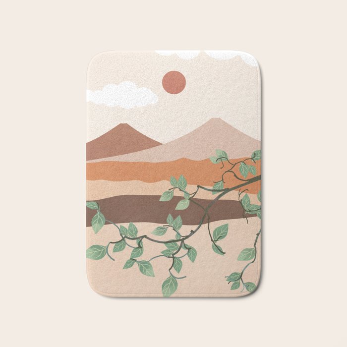 Breeze over the landscape 01 Bath Mat Gallery Image 1