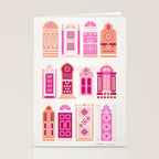 Moroccan Doors - Peach Palette Stationery Card Gallery Image 2