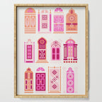 Moroccan Doors - Peach Palette Serving Tray Gallery Image 1