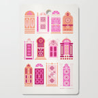 Moroccan Doors - Peach Palette Cutting Board Gallery Image 1