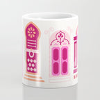 Moroccan Doors - Peach Palette Coffee Mug Gallery Image 4