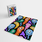 Colorful melted happy face pattern Jigsaw Puzzle Gallery Image 2
