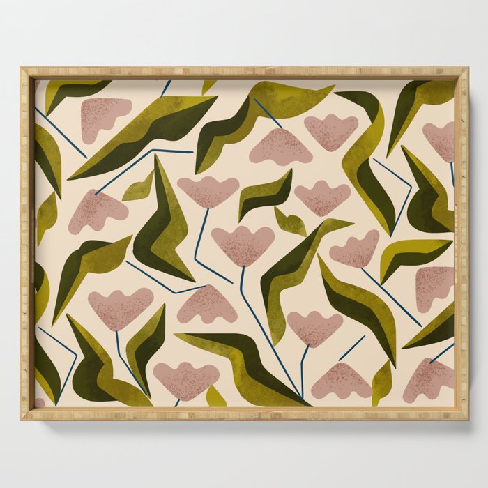 Funky Tulips Serving Tray Gallery Image 1