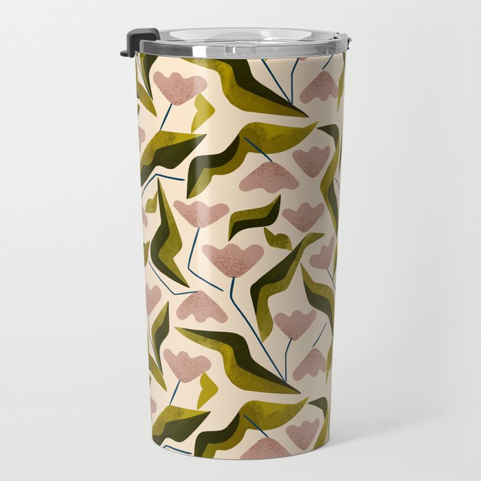 Funky Tulips Travel Mug Gallery Image 3
