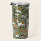 Baby animals in the leafy forest G Travel Mug Gallery Image 3