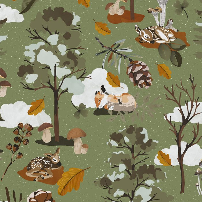 Baby animals in the leafy forest G Coffee Mug Gallery Image 2