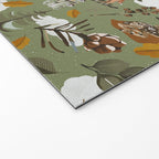 Baby animals in the leafy forest G Welcome Mat Gallery Image 2