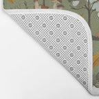 Baby animals in the leafy forest G Bath Mat Gallery Image 2