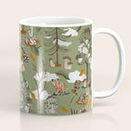 Baby animals in the leafy forest G Coffee Mug Gallery Image 1