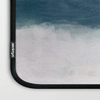 Lullaby Waves I - Dark Teal Blue White Pink Light Blue Modern Art, Ocean Waves Diptych Nursery Beach Laptop Sleeve Gallery Image 3
