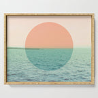 Because the ocean Serving Tray Gallery Image 1