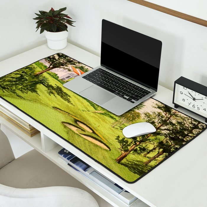 Olympic Golf Club 18th Hole Desk Mat Gallery Image 2