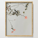 Pink Wild Roses - Minimal Flower Photography by Ingrid Beddoes Serving Tray Gallery Image 1