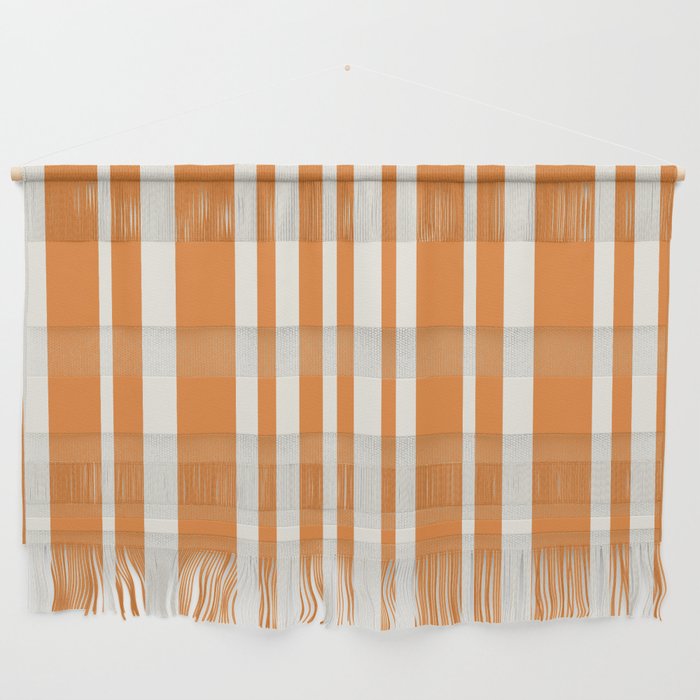 Classic Stripes XLVI - Retro Orange Wall Hanging Gallery Image 1