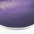 SONG OF THE NIGHTBIRD - LAVENDER Bath Mat Gallery Image 3