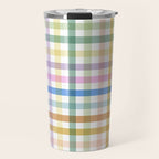 Rainbow Check Bliss Travel Mug Gallery Image 1