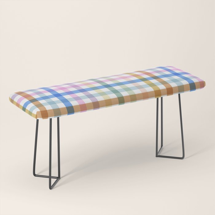 Rainbow Check Bliss Bench Gallery Image 1