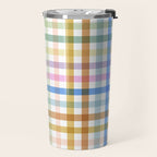 Rainbow Check Bliss Travel Mug Gallery Image 2