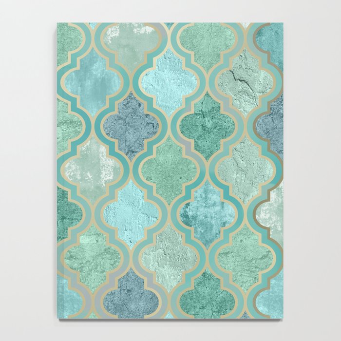 Moroccan Teal Green Notebook Gallery Image 4