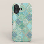 Moroccan Teal Green iPhone Case Gallery Image 1
