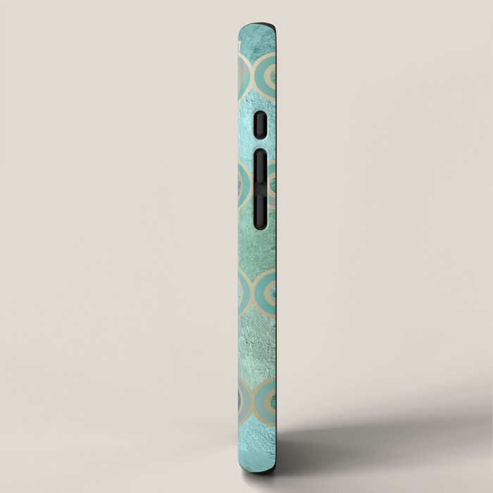 Moroccan Teal Green iPhone Case Gallery Image 2