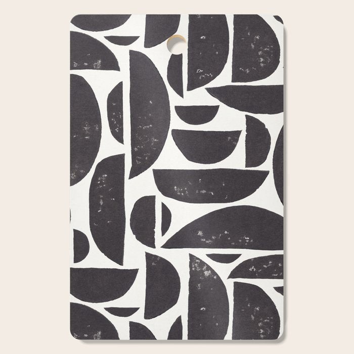 Abstract Linocut Pattern #3 Cutting Board Gallery Image 1