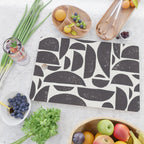 Abstract Linocut Pattern #3 Cutting Board Gallery Image 2