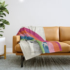 Paint a Rainbow Throw Blanket Gallery Image 1