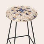 Pink Circular Nature Tiles PB Stool Gallery Image 2